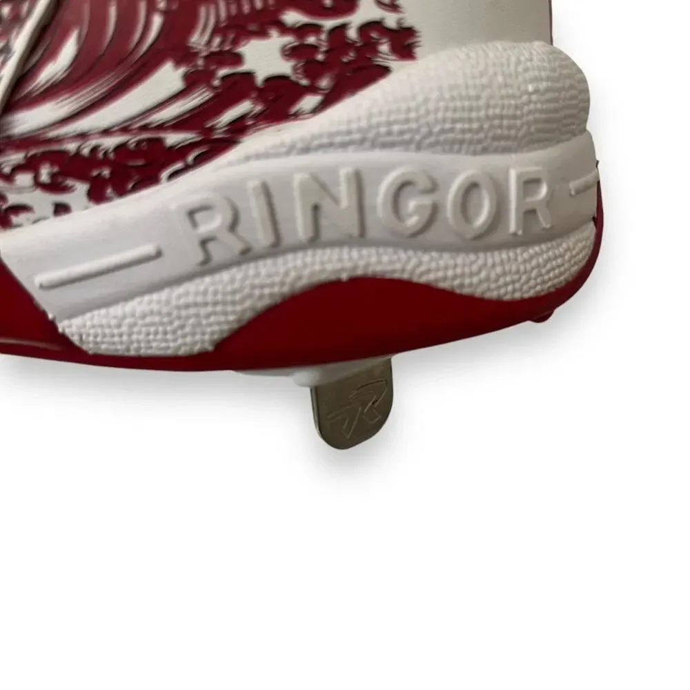 Ringor Rip-It Flite Spike Rising Tide Softball cleats NWOT Women's 8.5